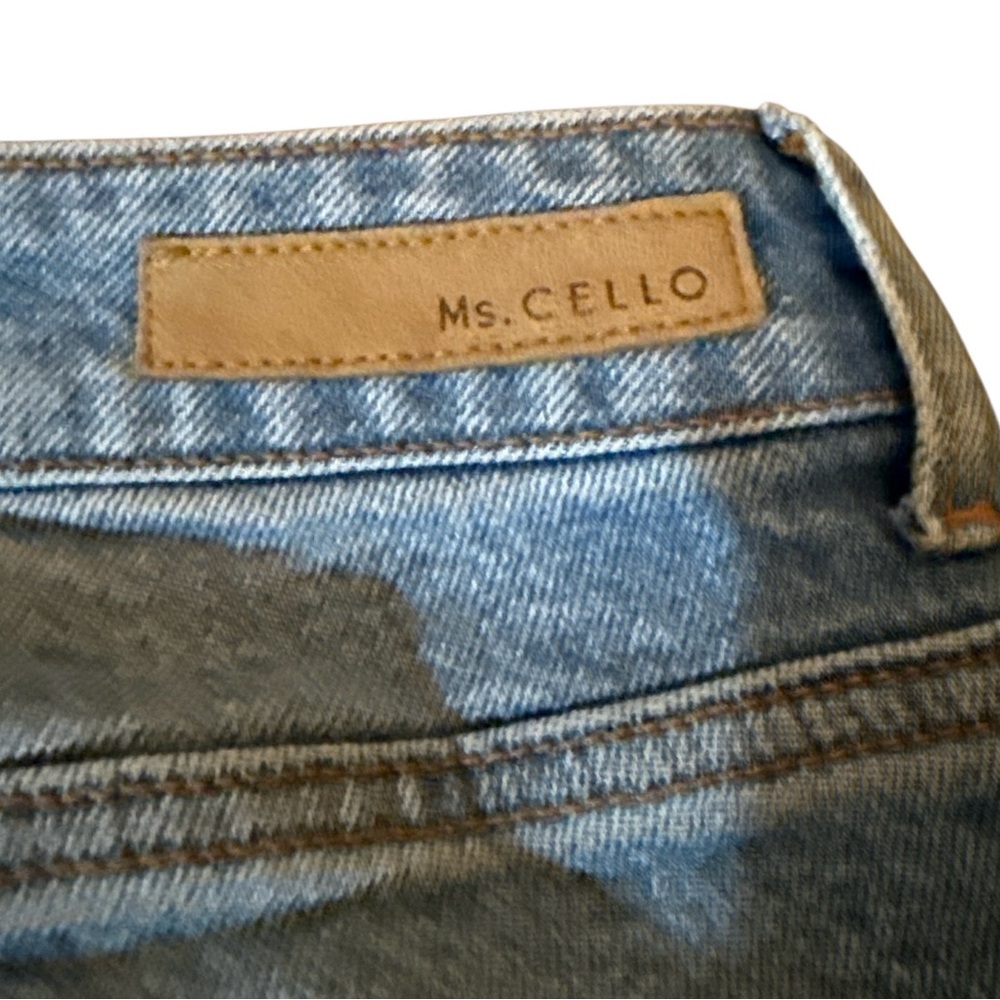 Ms Cello High Rise Slim Straight Jeans Size 14 Blue Stretch Denim - Picture 6 of 8